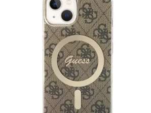 Guess GUBPP14SH4EACSW Case+ Chargeur iPhone 14 6,1 « marron/front