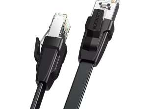 UGREEN LAN Ethernet Cat.8 U/FTP Kabel flach 2m schwarz (NW134)