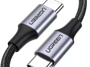 Καλώδιο UGREEN USB Type-C σε USB Type-C Γρήγορη φόρτιση 480 Mbps 60 W