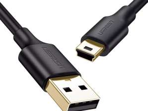 Ugreen kaabel USB kuni mini USB 480 Mbit/s 1,5 m must (US132 10385