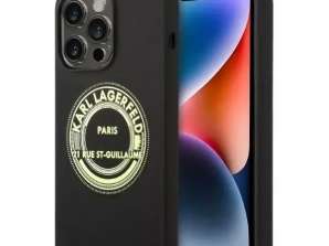 Capa Karl Lagerfeld KLHCP14XSRSGRCK para iPhone 14 Pro Max 6,7