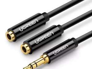 UGREEN-Kabel: Kopfhörer-Splitter 3,5 mm Mini-Klinke AUX 25cm