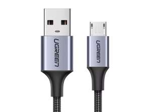Ugreen kabel USB naar micro USB kabel 1m grijs (60146)