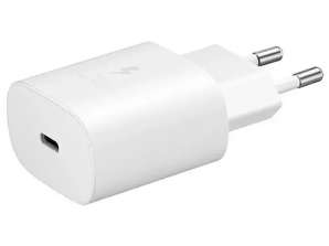 Wall charger Samsung EP-TA800NW PD 25W USB-C white/white