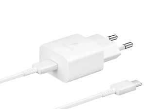 Samsung EP-T1510XW 15W Fast Charge AC Charger + USB-C/US cable