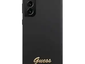 Lieta Guess GUHCS23MSLSMK priekš Samsung Galaxy S23+ Plus S916 melns/melns