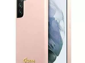 Case Guess GUHCS23SLSLMGPP for Samsung Galaxy S23 S911 pink/pink hard