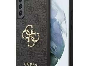 Guess Case GUHCS23M4GMGGR para Samsung Galaxy S23+ Plus S916 gris/gris