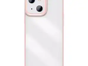 Krištáľové puzdro Baseus pre iPhone 13 (ružové)