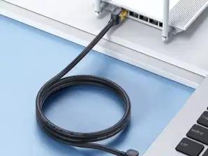 Przewód Baseus Speed Seven szybki kabel sieciowy RJ45 10Gbps 1m czarny