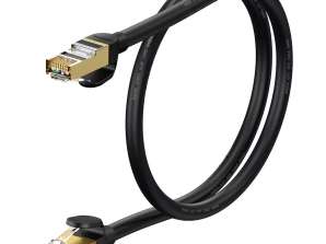Przewód Baseus Speed Seven szybki kabel sieciowy RJ45 10Gbps 0.5m czar