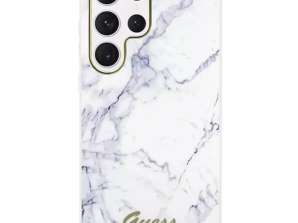 Case Guess GUHCS23LPCUMAH for Samsung Galaxy S23 Ultra S918 white/white
