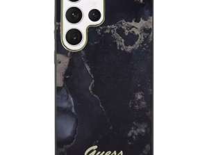 Guess Case GUHCS23LHTMRSK para Samsung Galaxy S23 Ultra S918 negro/blac