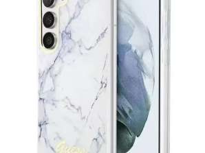 Guess Case GUHCS23MPCUMAH pour Samsung Galaxy S23+ Plus S916 blanc / blanc