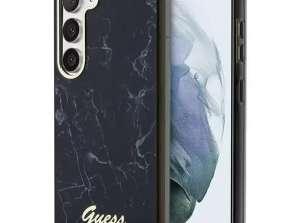 Kasa Guess GUHCS23SPCUMAK için Samsung Galaxy S23 S911 siyah / siyah sert