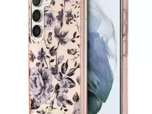 Case Guess GUHCS23SHCFWSP pro Samsung Galaxy S23 S911 růžová / růžová hardc
