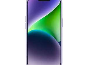 Baseus Liquid Silica Gel Case for iPhone 14 Plus (Lavender) + har glass