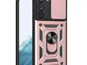 Hybrid Armor Camshield Case para Samsung Galaxy S23 capa blindada com