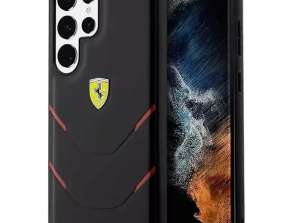 Veske Ferrari FEHCS23LPBAK for Samsung Galaxy S23 Ultra S918 svart/tablettop