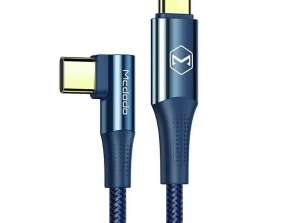 Câble USB-C vers USB-C Mcdodo Firefox 100W, 2m (bleu)