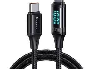 Cabo Mcdodo CA-1100 USB-C para USB-C, 100W, 1,2m (preto)