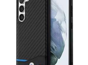 BMW case for Samsung Galaxy S23 Leather Carbon black