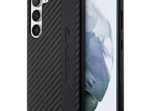 Puzdro AMG pre Samsung Galaxy S23+ Plus HardCase Carbon Stripe&Embossed c