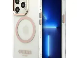 Case Guess GUHMP13XHTRMD pour Apple iPhone 13 Pro Max 6,7 « or / or ha