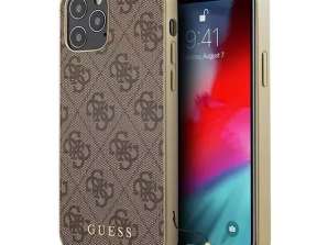 Guess Case GUHCP12LGF4GBR pour iPhone 12 Pro Max 6,7 » hardcase 4G Charms