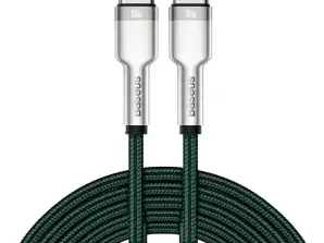 Baseus Cafüle USB-C naar USB-C kabel, 100W, 2m (groen)