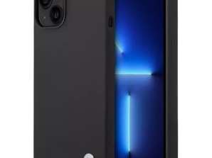 Coque de téléphone BMW BMHCP14SSILBK pour Apple iPhone 14 6,1 » noir/noir