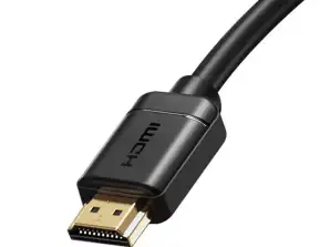 Baseus High Definition-serien HDMI 2.0-kabel, 4K 60Hz, 1,5 m (sort)