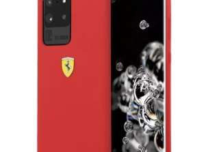 Ferrari kietasis dėklas, skirtas Samsung Galaxy S20 Ultra raudonas/