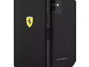 Dėklas, skirtas Ferrari iPhone 12 mini 5,4 colio juoda/juoda knyga On Track