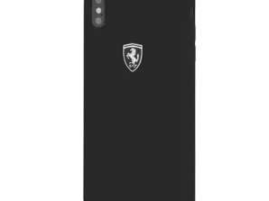 Ferrari Hardcase iPhone Xs Max musta/musta silikoni Off track