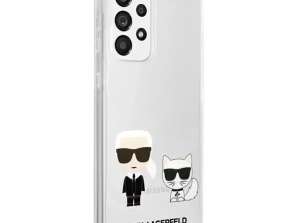 Karl Lagerfeld Puzdro KLHCA33CKTR pre Galaxy A33 5G A336 pevné puzdro Transpa