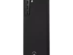 Чехол Мерседес MEHCS21MSILBK для Samsung Galaxy S21+ G996 жесткий корпус Silic