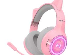 Edifier HECATE G4BT žaidimų ausinės (rožinės spalvos)