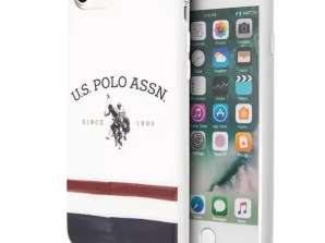 US Polo Tricolor Pattern Collection telefonveske iPhone 7/8 / SE 2020