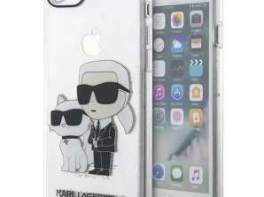 Karl Lagerfeld Pouzdro na telefon pro iPhone 7/8 / SE 2020/2022 transparentní