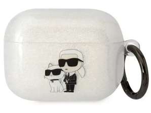 Karl Lagerfeld suojaava kuulokekotelo Airpods Pro -kannelle transpa
