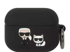 Karl Lagerfeld Защитен калъф за слушалки за AirPods Pro капак черен