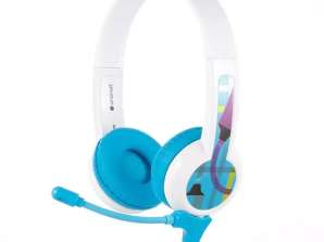 BuddyPhones StudyBuddy Wired Headphones for Kids (Blue)