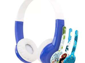 BuddyPhones Découvrez les écouteurs filaires pour enfants (bleu)
