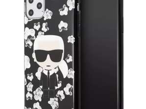 Karl Lagerfeld -kotelo KLHCN65FLFBBK iPhone 11 Pro Max Flower Ikonik K: lle