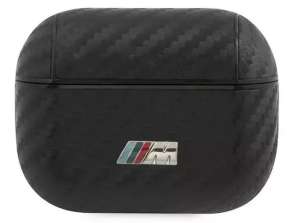 Capa para auscultadores BMW para AirPods Pro capa preta/preta PU Ca