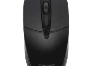 Crown Micro Black USB 800DPI Mouse