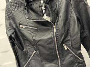 Women's eco-leather jacket - Various models and sizes