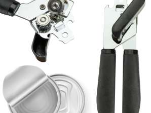 High-Quality Stainless Steel Multifunctional Can Opener with Ergonomic Handle - 19cm Length