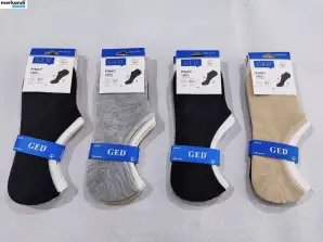 Herren Unsichtbare Socken Ref. 1801 Größe 40-46 Verschiedene Farben